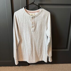 The Normal Brand Puremeso Everyday Henley in Stone